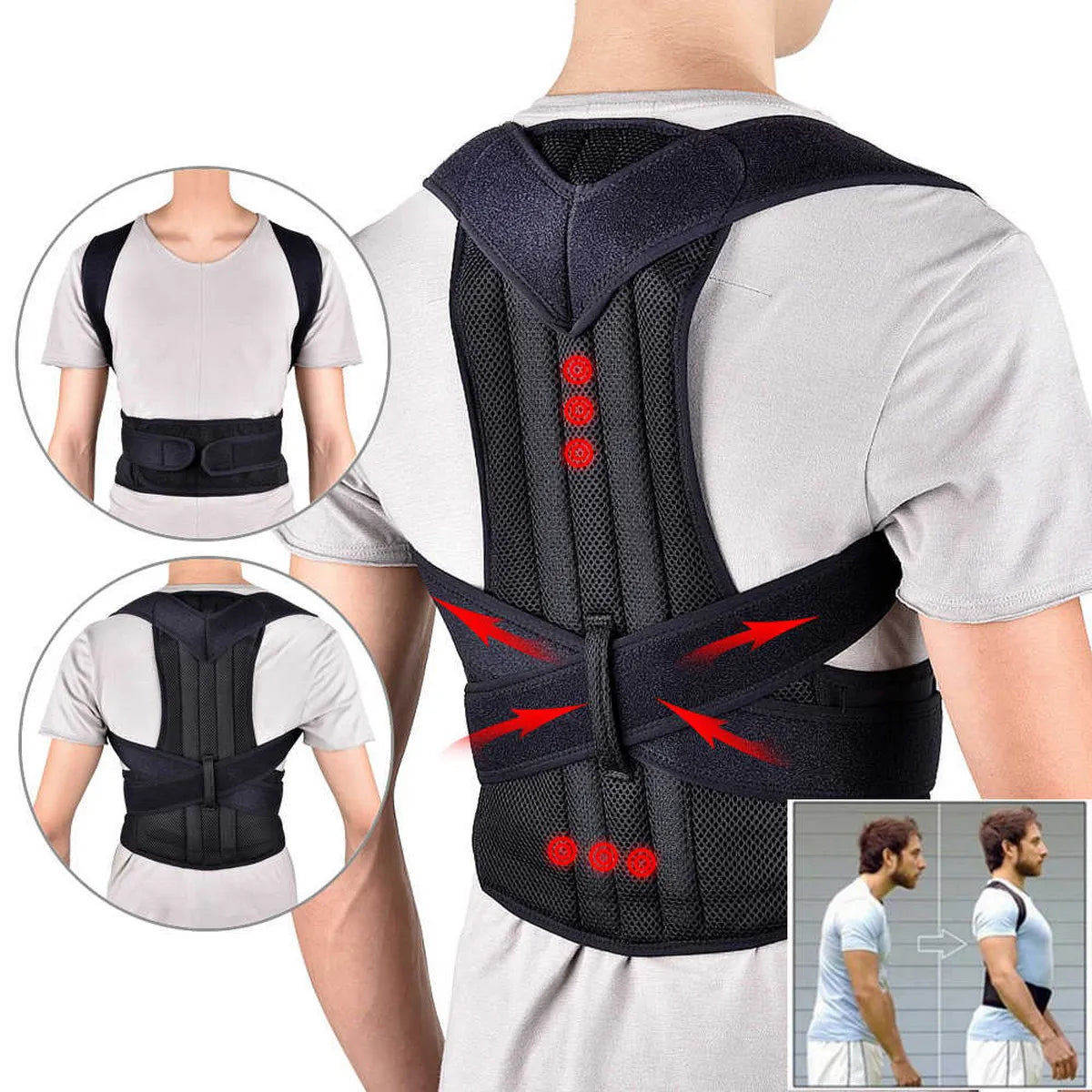 Premium Posture Corrector Belt for Men & Women | Stay Comfortable, Be Confident